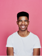 Pessoa sorrindo